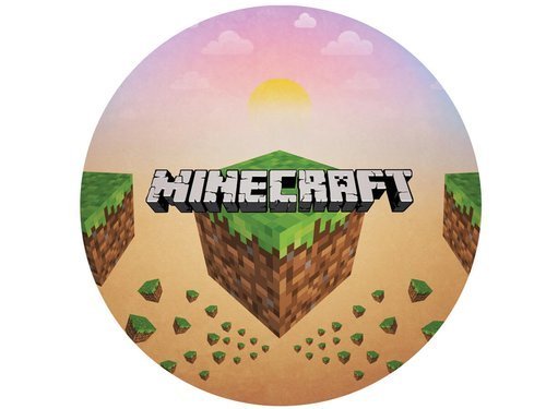 Cake Topper Minecraft - 20 cm - 1 pc.