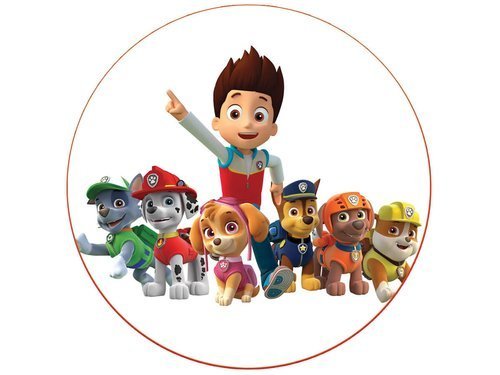 Cake Topper Paw Patrol - 20 cm - 1 pc.