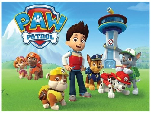 Cake Topper Paw Patrol - A4 - 1 pc.