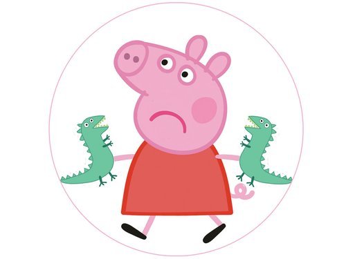 Cake Topper Peppa Pig - 20 cm - 1 pc.