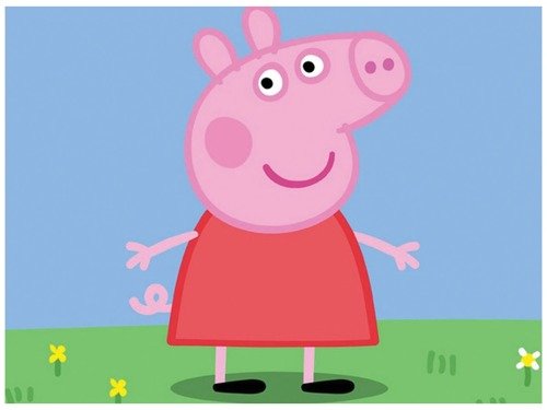 Cake Topper Peppa Pig - A4 - 1 pc.