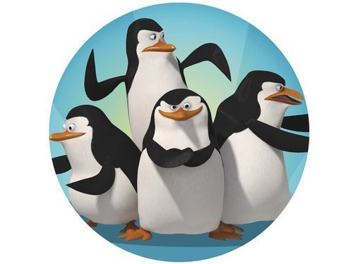 Cake Topper The Penguins of Madagascar - 20 cm - 1 pc.