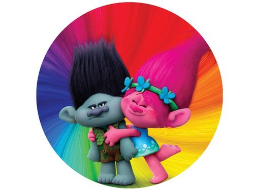 Cake Topper Trolls - 20 cm - 1 pc.