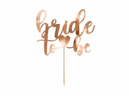 Cake topper Bride To Be - 1 pc