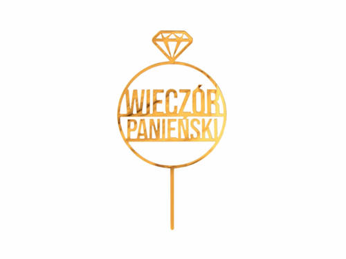 Cake topper Wieczór Panieński - 1 pc