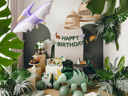 Cake toppers birthday Dinosaurs - 6 pcs