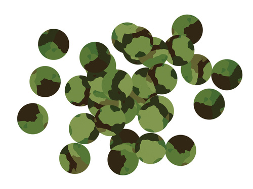 Camouflage Confetti - 36 pcs