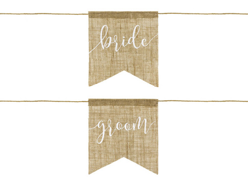 Chair signs Bride Groom - 2 pcs