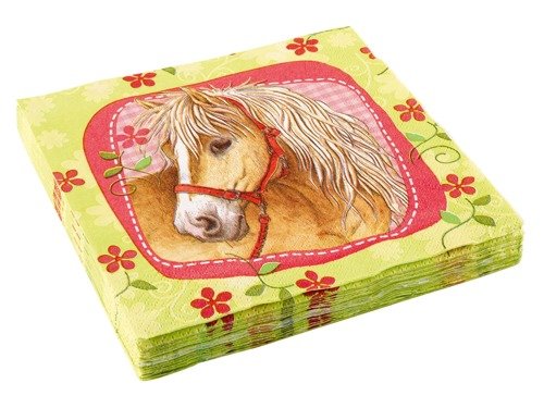 Charming Horses Napkins - 33 cm - 20 pcs