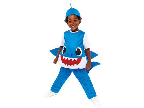 Child Costume Baby Shark Blue - Daddy Age 2-3 Years