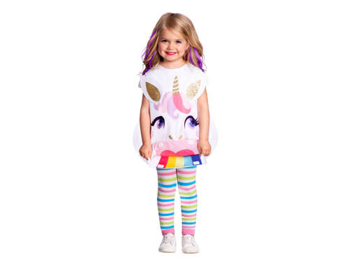 Children's Costume Rainbow Unicorn 3-4 years