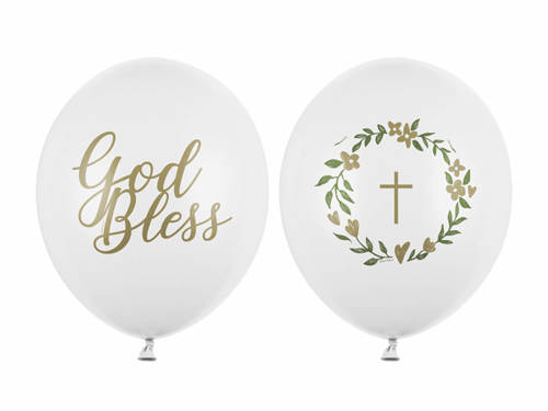 Christening balloons - 30 cm - 50 pcs