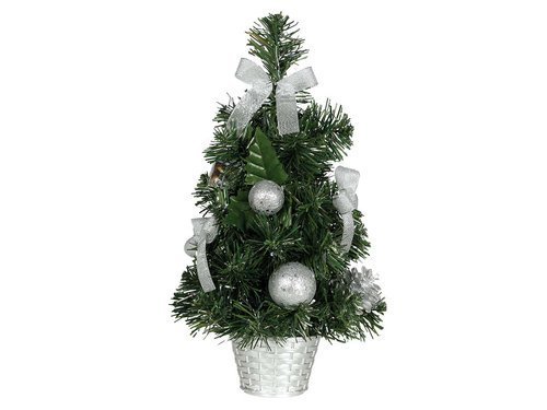 Christmas tree silver - 40 cm - 1 pc