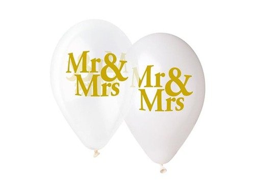 Clear Latex Balloons - 33 cm - 5 pcs