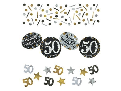 Confetti 50 Sparkling Celebrations Silver & Gold - 34 g