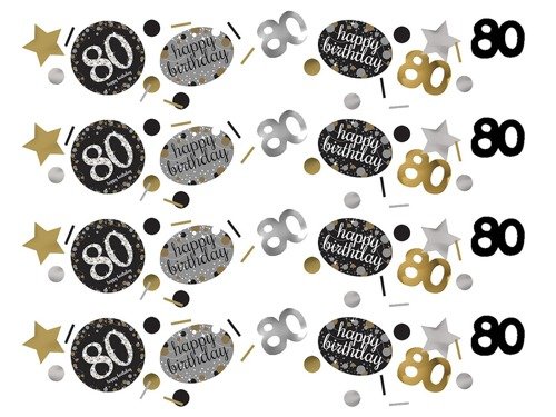 Confetti 80 Sparkling Celebrations Silver & Gold - 34 g