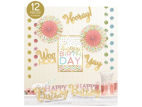 Confetti Fun Room Decoration Kits - 12 pc