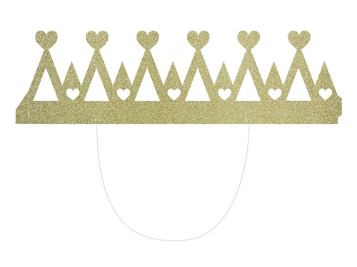 Crown Sweet Love, gold - 1 pc