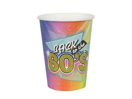 Cups Back to 80's 250 ml - 10 pcs.