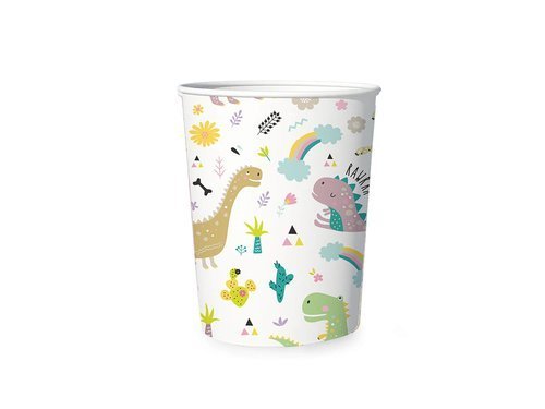 Cups Happy Dinosaur - 6 pcs