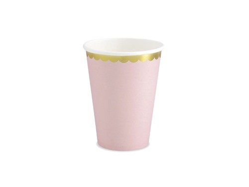 Cups pink - 220 ml - 6 pcs