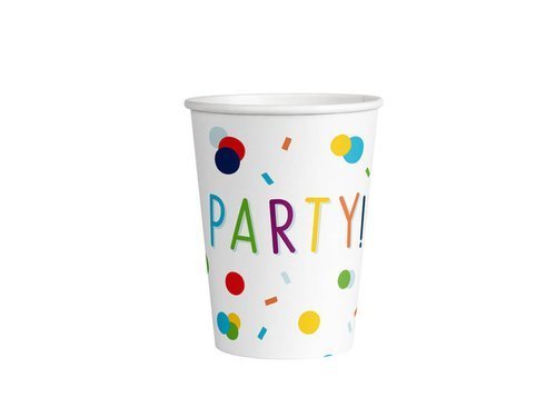 Cups, white - 250 ml - 8 pcs