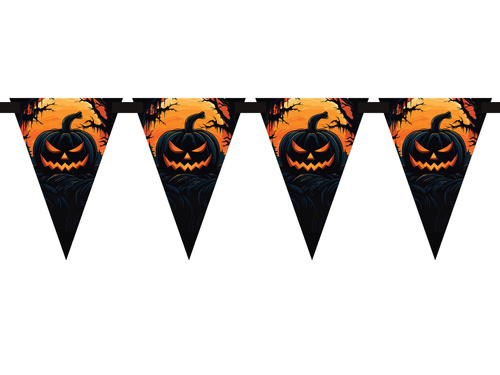 Dark Pumkin flag banner - 500 cm - 14 pcs