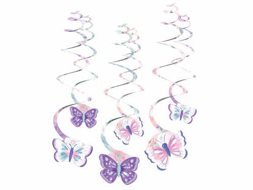 Deco Swirls Flutter - 6 pcs.