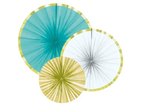 Decoration Fan Pineapple Vibes  - 3 pcs