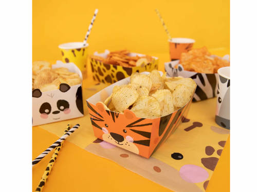 Decorative boxes for chips - 4 pcs