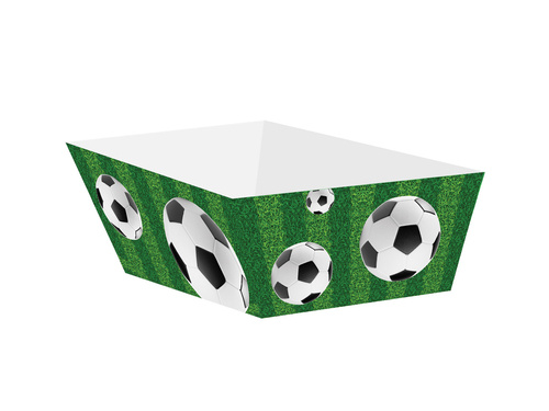 Decorative boxes for chips, crisps football - 4 pcs