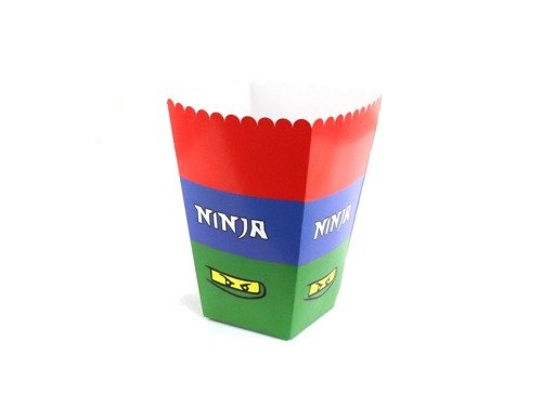 Decorative boxes for popcorn - 6 pcs