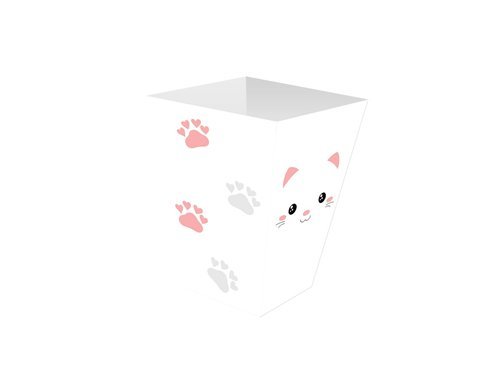 Decorative boxes for popcorn Kitty - 6 pcs