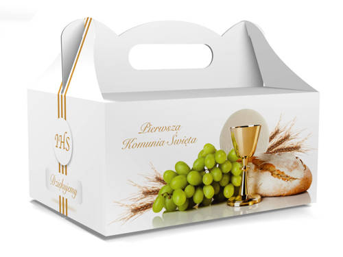 Decorative communion cake box - 1 pc