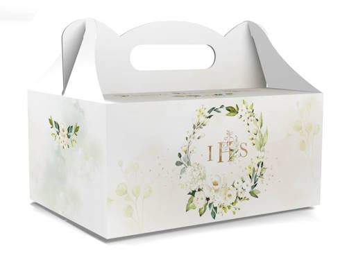 Decorative communion cake box - 1 pc