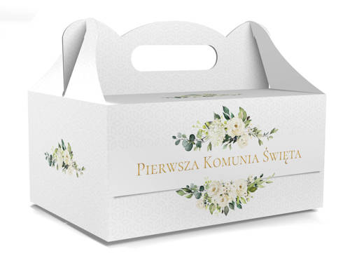 Decorative communion cake box - 1 pc