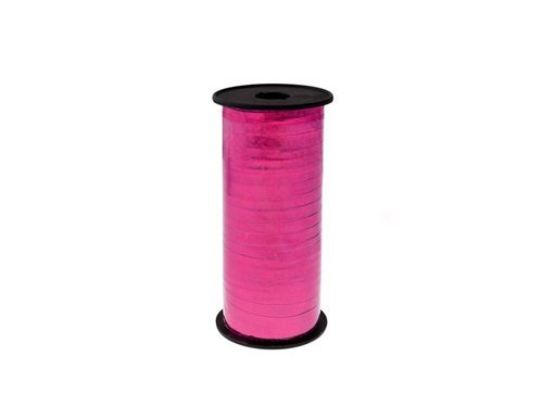 Decorative ribbon - holographic - pink - 92 m