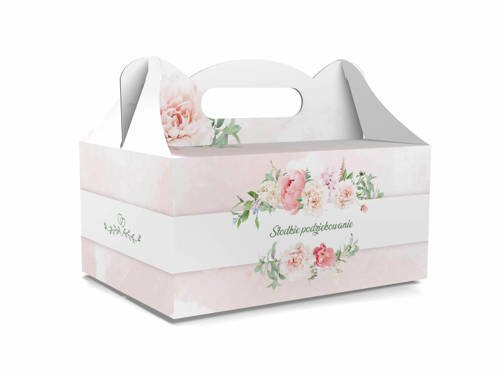 Decorative wedding cake box - 1 pc