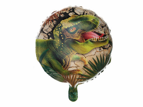 Dinosaur Party Foil Balloon - 45 cm - 1 pc