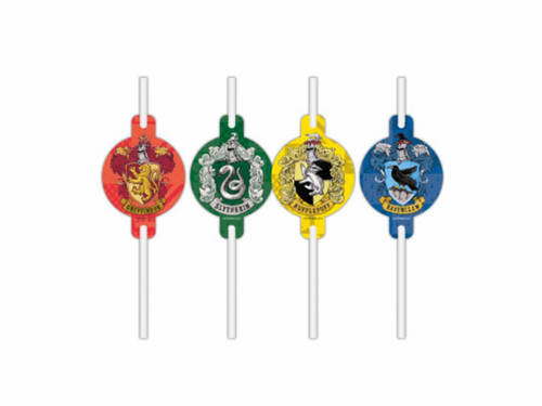 Drinking straws Harry Potter - 4 pcs