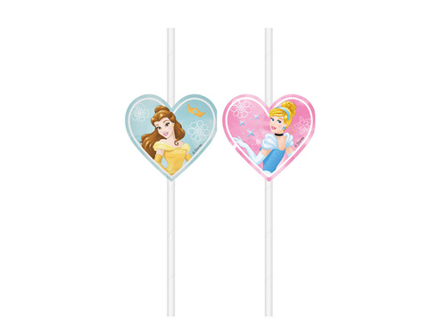 Drinking straws Princess - 4 pcs