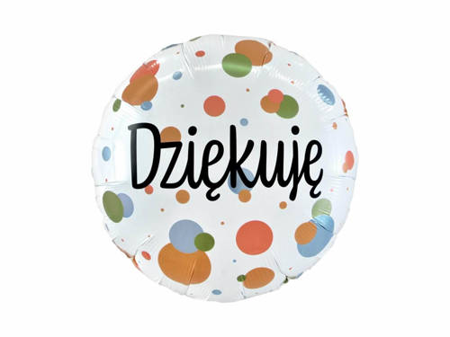 Dziękuję Foil Balloon - 46 cm - 1 pc