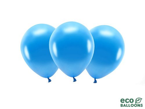 ECO blue balloons - 11'' - 10 pcs.