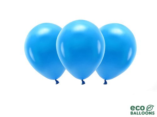 ECO blue balloons - 11'' - 10 pcs.