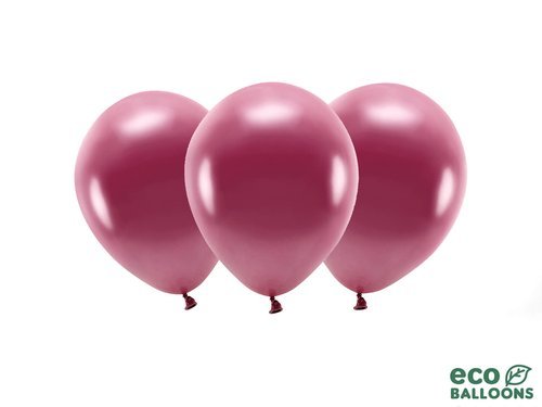 ECO burgund balloons - 11'' - 10 pcs.