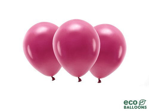 ECO burgund balloons - 11'' - 10 pcs.