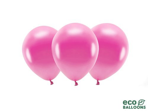 ECO fuchsia balloons - 11'' - 10 pcs.