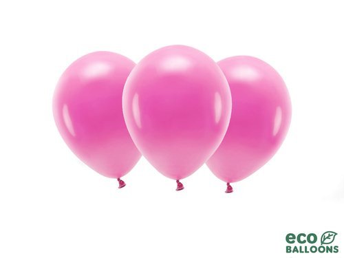 ECO fuchsia balloons - 11'' - 10 pcs.