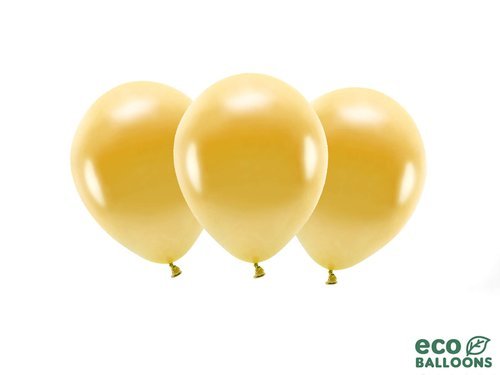 ECO gold balloons - 11'' - 10 pcs.