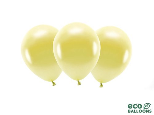 ECO light gold balloons - 11'' - 10 pcs.